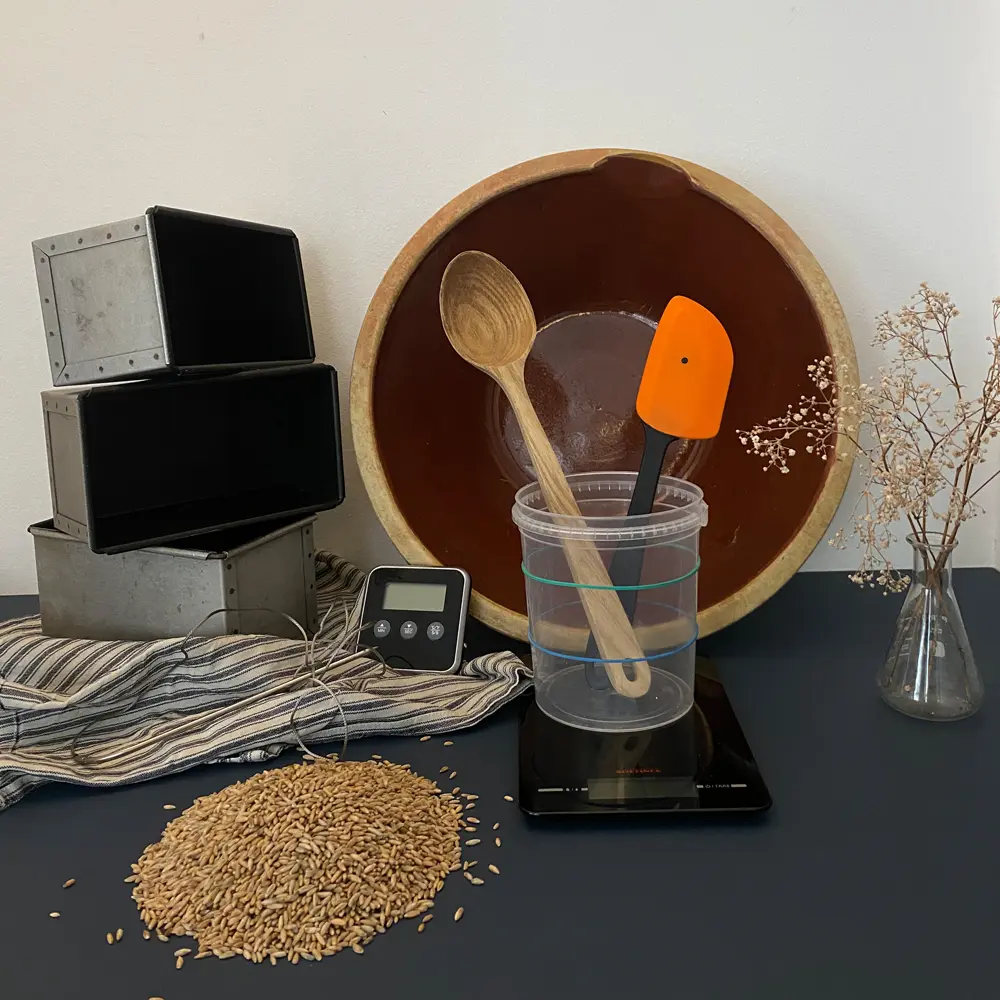 Bageudstyr til rugbrødsbagning